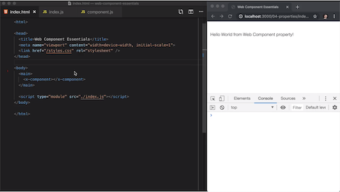 Screencast 05 Custom Properties